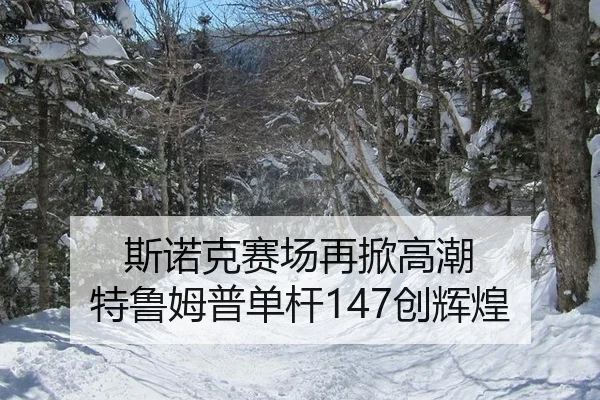 斯诺克赛场再掀高潮 特鲁姆普单杆147创辉煌